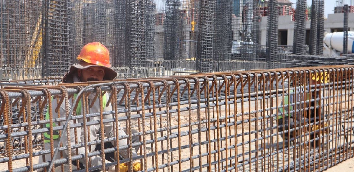 مهار دیوار با میلگرد